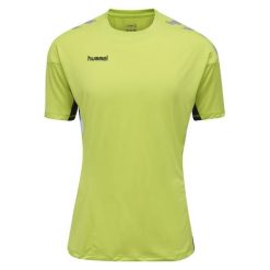HUMMEL Koszulka treningowa męska sportowa Tech Move Jersey. Zielone koszulki sportowe męskie Hummel, l, bez wzorów, z dzianiny, bez kołnierzyka, bez ramiączek, do biegania. Za 39.90 zł.