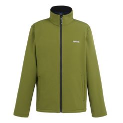 Męski Softshell Cera V. Zielone kurtki sportowe męskie Regatta, m, bez wzorów, z softshellu, trekkingowe. Za 76.99 zł.