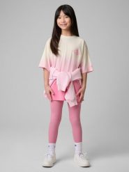 4F T-shirt loose z nadrukiem dziewczęcy - różowy 152 (11-12 lat). Czerwone t-shirty i topy dla dziewczynek 4f, bez wzorów, z bawełny, bez ramiączek. Za 59.99 zł.