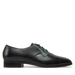 Półbuty Baldowski. Czarne eleganckie półbuty Baldowski, wizytowe, bez zapięcia. Za 779.99 zł.