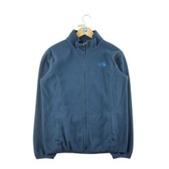 Second life - Męska kurtka polarowa TNF Navy - Stan bardzo dobry. Niebieskie kurtki sportowe męskie The North Face, m, bez wzorów, z polaru, trekkingowe. Za 149.06 zł.