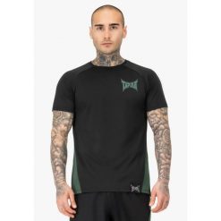Koszulka Tapout Functional. Czarne koszulki sportowe męskie TAPOUT, l, bez wzorów, z poliesteru, bez kołnierzyka, bez ramiączek, na fitness i siłownię. Za 169.50 zł.