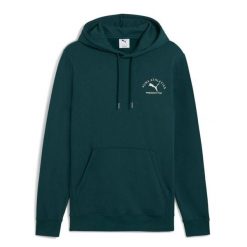 Bluza z kapturem męskie Puma Class Graphic Hoodie. Białe bluzy męskie Puma, m, bez wzorów, z bawełny, z kapturem, na fitness i siłownię. Za 180.99 zł.