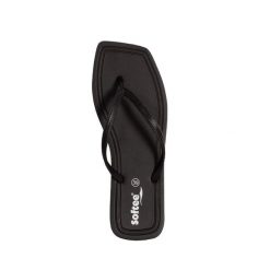 Klapki damskie Softee Capri. Białe klapki damskie Softee, bez wzorów, klasyczne, bez obcasa. Za 126.99 zł.