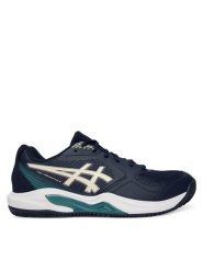 Asics Buty do tenisa Gel-Dedicate 9 Clay 1041A547 Granatowy. Niebieskie buty sportowe męskie Asics, ze skóry, bez zapięcia, tenisowe. Za 309.99 zł.
