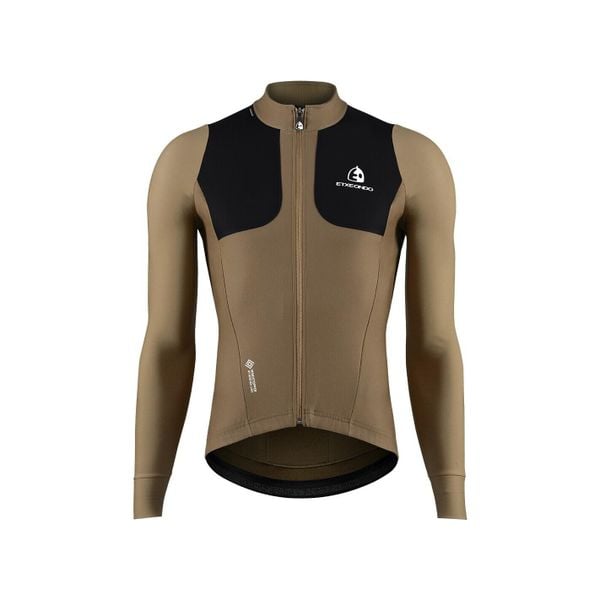 Kurtka Etxeondo Teknika Gore-Tex WindStopper. Brązowe kurtki męskie ETXEONDO, bez wzorów, z gore-texu, sportowe, bez kaptura. Za 889.50 zł.