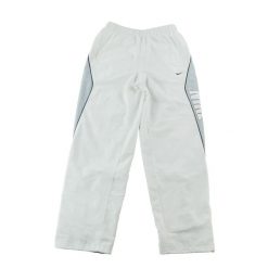 Second life - Spodnie dresowe męskie Nike - Jak nowy. Białe spodnie sportowe męskie Nike, m, bez wzorów, z dresówki, do biegania. Za 127.76 zł.