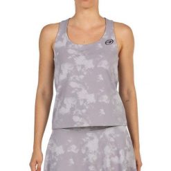 Bullpadel Exoro Light Gray koszulka męska. Szare koszulki sportowe męskie bullpadel, m, bez wzorów, z materiału, bez kołnierzyka, bez ramiączek. Za 209.50 zł.