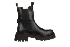 Botki Bayla-161 205 1506 01 Black 161651, Czarny, Skóra naturalna - 36. Czarne botki damskie Bayla, na zimę, z gumy, eleganckie, z okrągłym noskiem, za kostkę, bez obcasa, bez zapięcia. W wyprzedaży za 314.10 zł.