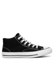 Converse Trampki Chuck Taylor All Star Malden Street A00811C W Czarny. Czarne trampki i tenisówki damskie Converse, bez wzorów, z materiału, retro, bez zapięcia. Za 329.99 zł.