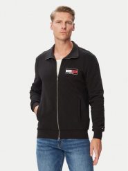 Tommy Hilfiger Bluza Brand Love MW0MW44941 Czarny Regular Fit. Czarne bluzy męskie Tommy Hilfiger, m, bez wzorów, z bawełny, bez kaptura. Za 489.99 zł.