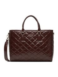Nine West Torebka CEO-BETTY-LA374-4065 Brązowy. Brązowe torebki do ręki damskie Nine West, bez wzorów, z materiału, bez dodatków. Za 249.99 zł.