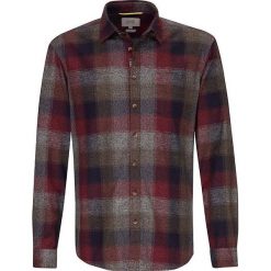 Koszula "Dan" - Regular fit - w kolorze czerwono-granatowo-oliwkowym. Czerwone koszule męskie Camel Active, m, bez wzorów, z bawełny, bez kołnierzyka, bez ramiączek. W wyprzedaży za 131.95 zł.