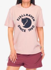 Koszulka damska Fjallraven Relaxed T-shirt. Czerwone t-shirty damskie Fjällräven, m, bez wzorów, z bawełny, klasyczne, bez kołnierzyka. Za 214.49 zł.