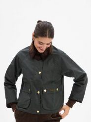 Barbour kurtka woskowana - Beadnell Kobiety Bawełna zielony, 46. Zielone kurtki damskie Barbour, bez wzorów, z bawełny, bez kaptura. Za 1,799.95 zł.