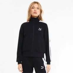 Kurtka Puma Iconic T7, Czarny, Kobiety. Czarne kurtki damskie Puma, l, bez wzorów, z dresówki, bez kaptura. Za 390.00 zł.