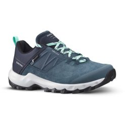 Buty turystyczne damskie Quechua MH500 wodoodporne. Niebieskie obuwie sportowe damskie QUECHUA, outdoorowe. Za 279.99 zł.