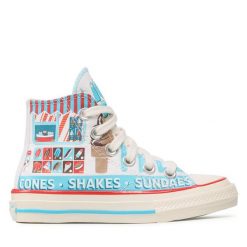 Trampki Converse. Półbuty chłopięce Converse, bez wzorów, bez zapięcia. Za 179.99 zł.