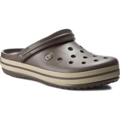 Klapki CROCS - Crocband 11016 Espresso/Khaki. Brązowe klapki damskie Crocs, z materiału. W wyprzedaży za 159.00 zł.