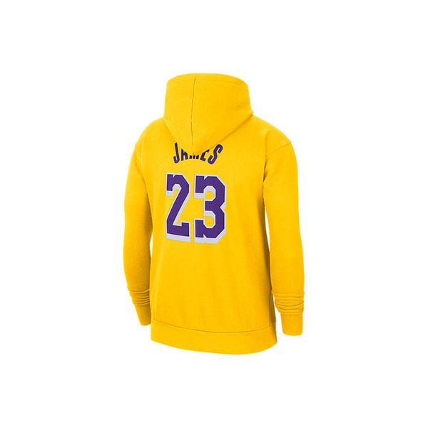Bluza męska nike nba los angeles lakers lebron james essential pullover hoodie. Żółte bluzy męskie Nike, m, bez wzorów, bez kaptura, do biegania. Za 269.00 zł.
