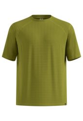 Koszulka z krótkim rękawem męska ODLO T-shirt crew neck s/s CUBIC. Zielone t-shirty męskie Odlo, m, bez wzorów, z dzianiny, sportowe, bez kołnierzyka. Za 249.99 zł.