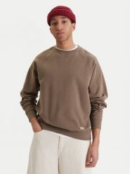 RVCA Bluza Dayshift Crew II 23A463510 Brązowy Relaxed Fit. Brązowe bluzy męskie RVCA, m, bez wzorów, z bawełny, bez kaptura. Za 319.99 zł.