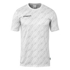 Koszulka Uhlsport Progressive 28. Białe koszulki sportowe męskie Uhlsport, l, bez wzorów, z materiału, bez kołnierzyka, bez ramiączek, na fitness i siłownię. Za 150.50 zł.