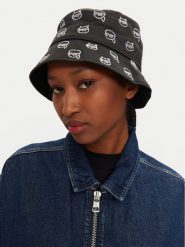 KARL LAGERFELD Kapelusz 246W3403 Czarny. Czarne czapki i kapelusze damskie KARL LAGERFELD, bez wzorów, z materiału. Za 239.99 zł.