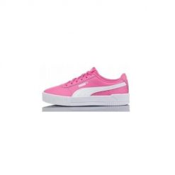 Buty do chodzenia damskie Puma Carina L Jr. Czerwone obuwie sportowe damskie Puma, bez wzorów, z materiału, trekkingowe. Za 236.00 zł.