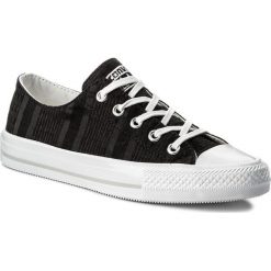 Trampki CONVERSE - Ctas Gemma Ox 555843C Black/White/Mouse. Półbuty damskie Converse. W wyprzedaży za 199.00 zł.