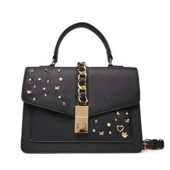 Torebka Aldo. Czarne torebki do ręki damskie Aldo, bez wzorów, klasyczne, bez dodatków. Za 179.99 zł.