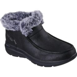Buty Skechers Glacial Ultra - Cozy Getaway, Kobiety. Czarne obuwie sportowe damskie Skechers, bez wzorów, ze skóry ekologicznej, na fitness i siłownię. Za 590.00 zł.