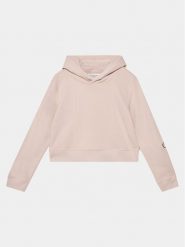 Calvin Klein Jeans Bluza Monogram IG0IG02424 Różowy Relaxed Fit. Czerwone bluzy dla dziewczynek Calvin Klein Jeans, bez wzorów, z bawełny, bez ramiączek, bez kaptura. Za 179.99 zł.