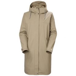 Damska kurtka wodoodporna Helly Hansen Moss. Brązowe kurtki damskie Helly Hansen, l, bez wzorów, z materiału, bez kaptura. Za 722.00 zł.