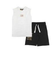 Komplet chłopięcy Leone 1947 Apparel Super Gold koszulka i szorty z bawełny. Białe szorty dla chłopców LEONE 1947 APPAREL, bez wzorów, z bawełny. Za 63.11 zł.