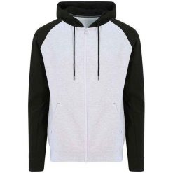 Bluza Bejsbolowa Unisex Dla Dorosłych Just Hoods. Szare bluzy męskie AWDIS, m, bez wzorów, bez kaptura. Za 168.99 zł.