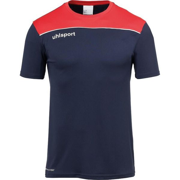 Koszulka Uhlsport Offense 23 Poly. Czerwone koszulki polo męskie Uhlsport, l, bez wzorów, z materiału, bez ramiączek. Za 109.55 zł.
