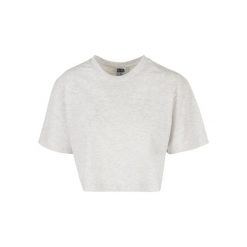 Damska koszulka z dzianiny Urban Classics. Szare t-shirty damskie Urban Classics, bez wzorów, z dzianiny, bez kołnierzyka. Za 91.50 zł.