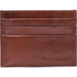 VIP COLLECTION - Portfel skórzany Milano. Brązowe portfele męskie VIP COLLECTION, z materiału. W wyprzedaży za 17.90 zł.
