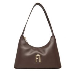 Torebka Furla. Brązowe torebki do ręki damskie Furla, bez wzorów, klasyczne, bez dodatków. Za 1,269.00 zł.