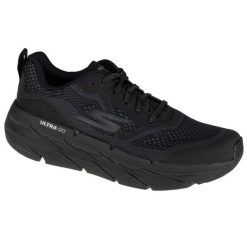 Buty do biegania męskie, Skechers Max Cushioning Premier Vantage. Czarne buty sportowe męskie Skechers, z materiału, bez zapięcia, do biegania, Skechers Sport. Za 479.99 zł.