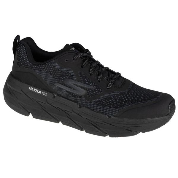 Buty do biegania męskie, Skechers Max Cushioning Premier Vantage. Czarne buty sportowe męskie Skechers, z materiału, bez zapięcia, do biegania, Skechers Sport. Za 479.99 zł.