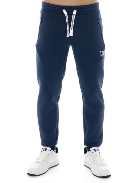 Leone 1947 Soft Basic Herren Zimowe spodnie z Bündchen. Niebieskie spodnie sportowe męskie LEONE 1947 APPAREL, na zimę, m, bez wzorów, z bawełny, na fitness i siłownię. Za 168.36 zł.