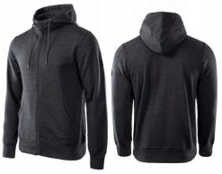 Bluza dresowa dla mężczyzn Hi-tec Silian II. Szare bluzy męskie Hi-tec, m, bez wzorów, z bawełny, bez kaptura. Za 113.00 zł.