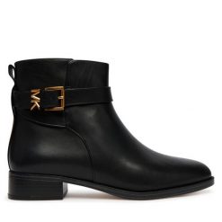 Botki MICHAEL Michael Kors. Czarne botki damskie MICHAEL Michael Kors, bez obcasa, na płaskiej podeszwie, bez zapięcia. Za 1,019.00 zł.