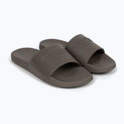 Klapki męskie Pitbull Sampson. Brązowe klapki męskie PITBULL, z materiału, eleganckie. Za 109.99 zł.