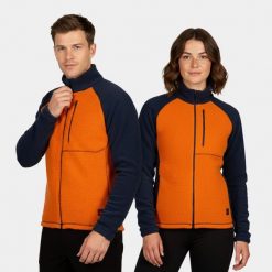 Bluza Primaloft unisex Alpinus Bjoreio. Brązowe bluzy męskie Alpinus, m, bez wzorów, bez kaptura, trekkingowe, primaloft. Za 399.00 zł.