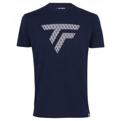 Koszulka tenisowa męska Tecnifibre T-Shirt Training Tee. Niebieskie koszulki sportowe męskie TECNIFIBRE, m, bez wzorów, bez kołnierzyka, bez ramiączek, tenisowe. W wyprzedaży za 89.00 zł.