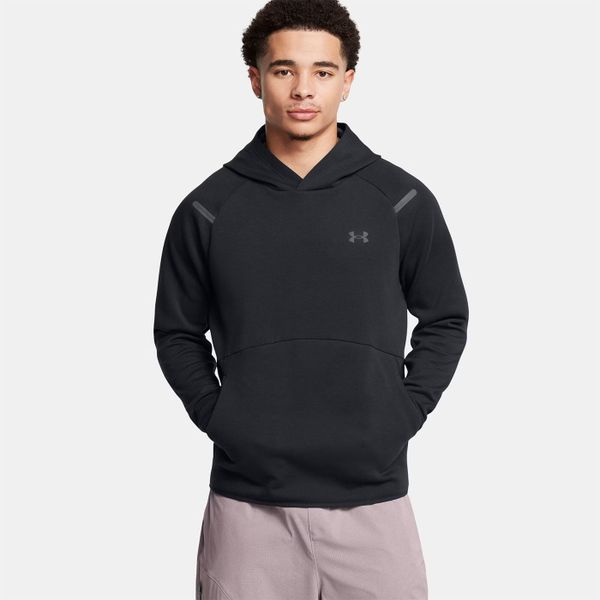 Bluza Under Armour Unstoppable Fleece Jgr. Czarne bluzy męskie Under Armour, bez zapięcia, na fitness i siłownię. Za 446.80 zł.