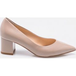 Solo Femme - Czółenka. Szare czółenka damskie Solo Femme, z materiału. W wyprzedaży za 219.90 zł.
